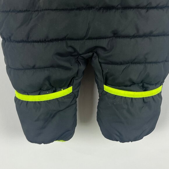 Nike Kids Unisex Baby Toddler Snowsuit Jumpsuit Size 3/6M Black Long Sleeve Zip - Picture 9 of 9